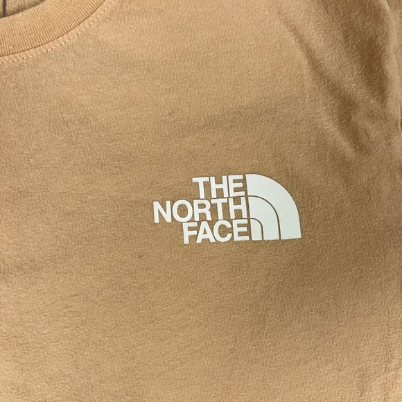 North Face Shirt Womens Large Orange Cactus Graphic Tee Hiking Outdoor Gorp - Picture 2 of 9